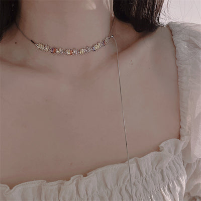 Rainbow Zircon Necklace Ainuua