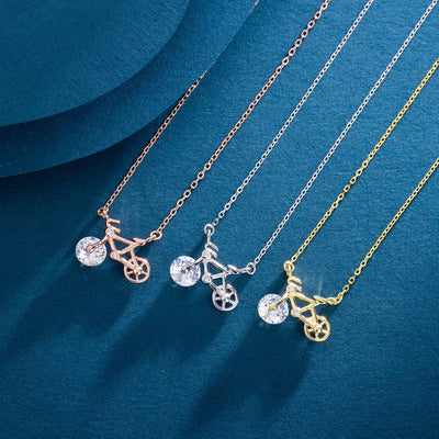 Bicycle necklace (S925 silver ) Ainuua