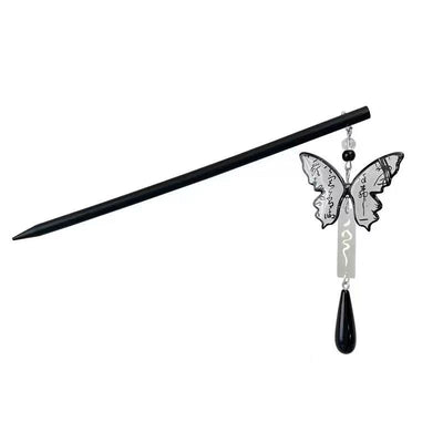 Butterfly calligraphy hairpin Ainuua