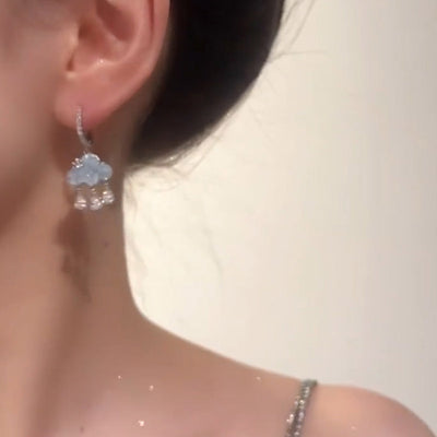 Crystal cloud cute earrings Ainuua
