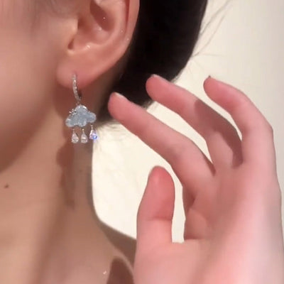 Crystal cloud cute earrings Ainuua