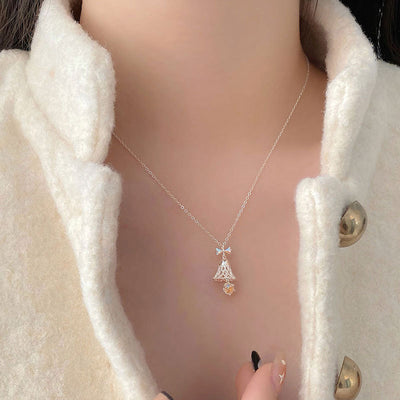 Christmas Bell Necklace (S925 Sterling Silver)