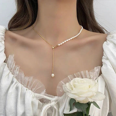 Pearl Panel Necklace Ainuua