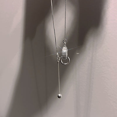 Geometric  Clavicle Chain Copper Necklace Ainnua