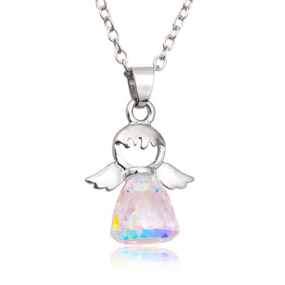 Crystal Little Angel Necklace Ainuua