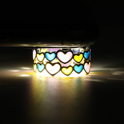 Irregular Heart Butterfly Luminous Ring Ainuua