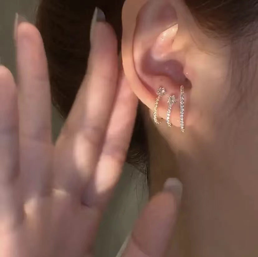 Design Korean Temperament Design Ear Cuff Earrings Without Piercing ainuua