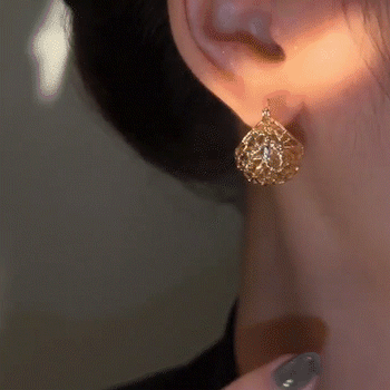 Copper Plated Gold Earrings ainuua