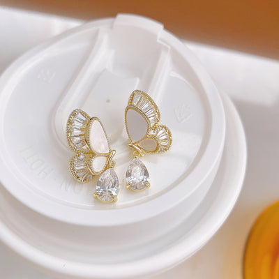 Butterfly Drop Earrings Ainuua