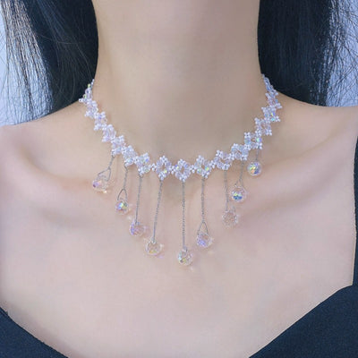 Fairy Crystal Flow Necklace Ainuua