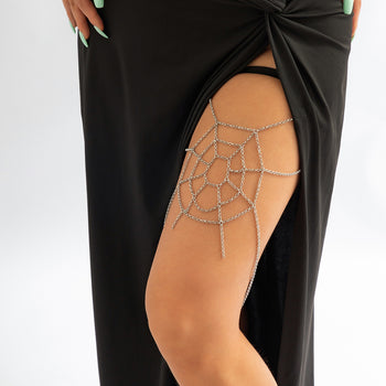 Spider Web Leg Chain Jewelry Ainuua