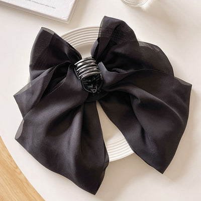 French Satin Super Multi Layer Bow Ribbon Hairpin Ainuua