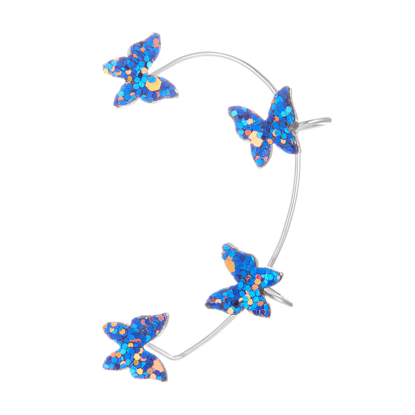 Glitter Butterfly Ear  Earrings (colour) ainuua