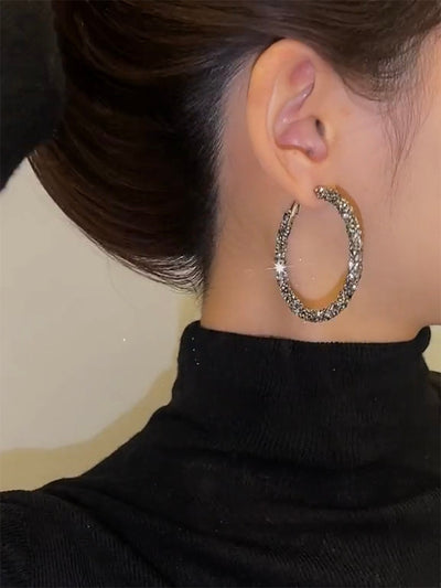 Fashion Highlight Light Luxury Hoop Earrings CJ