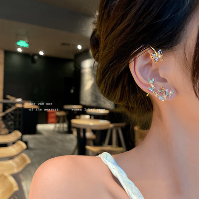 Diamond Butterfly Earrings Ainuua