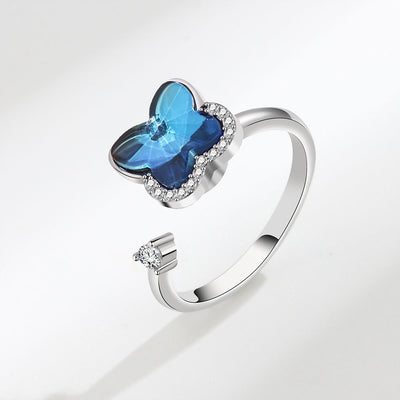 Butterfly Rotatable Ring Ainuua