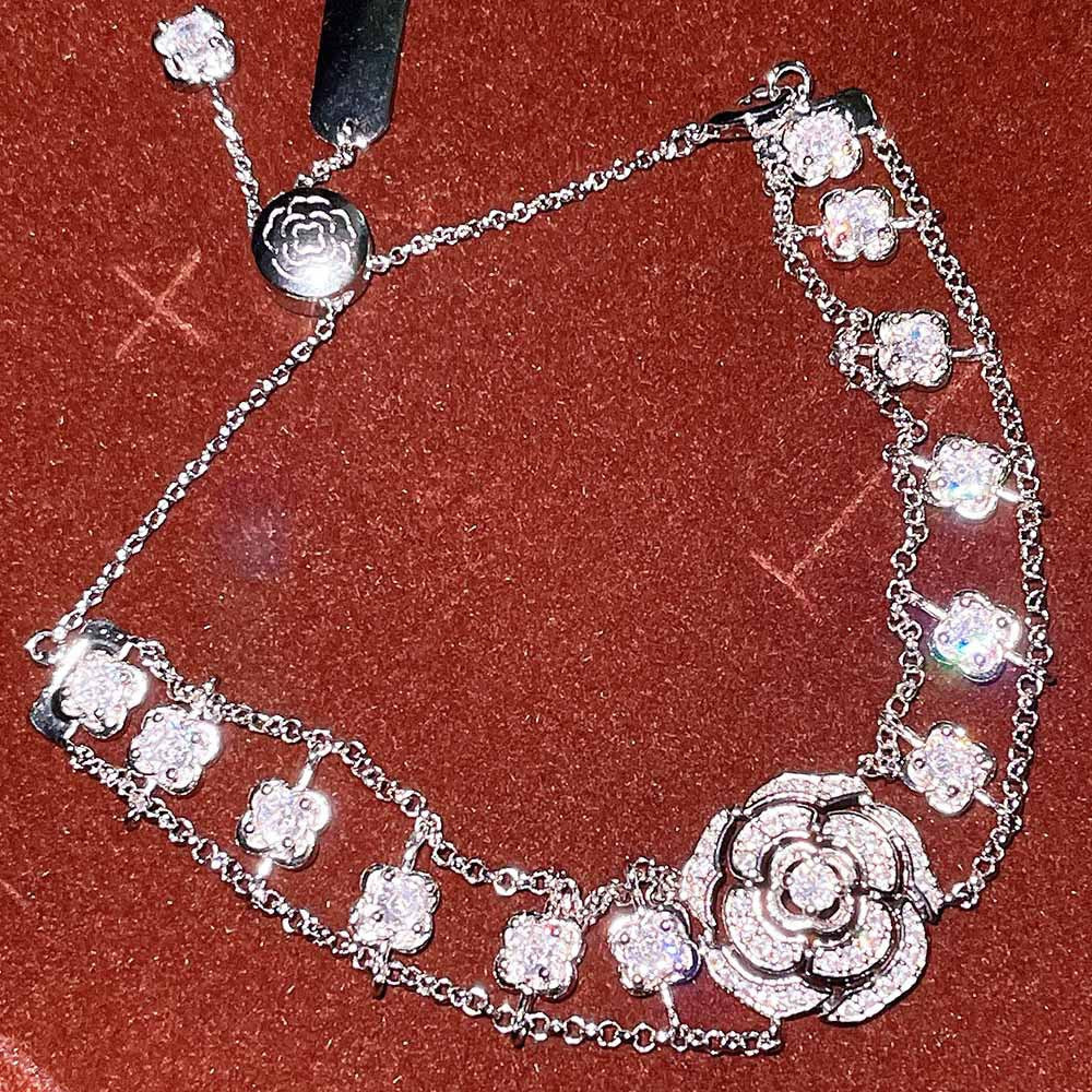 Camellia Rose Set (Bracelet, necklaces and earring) Ainuua