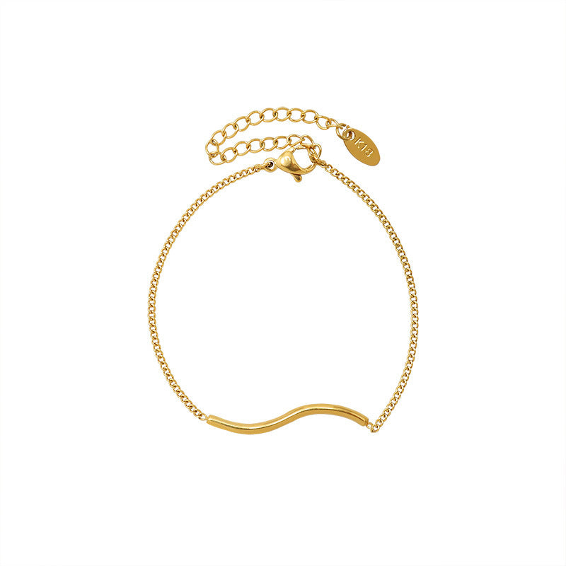 Small S curve bracelet Ainuua