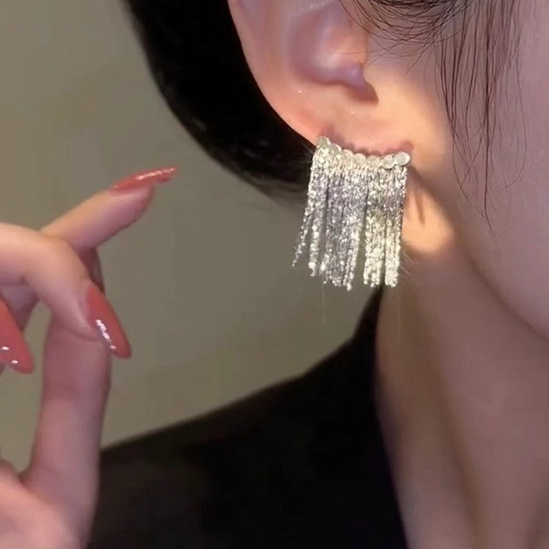 Metal tassel earrings Ainuua