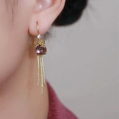 Delicate diamond inlaid earrings Ainuua