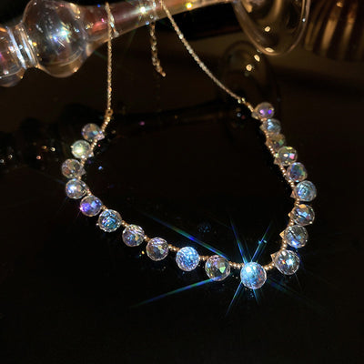 Glitzy Crystal Necklaces Ainuua