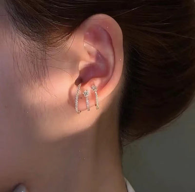 Design Korean Temperament Design Ear Cuff Earrings Without Piercing ainuua
