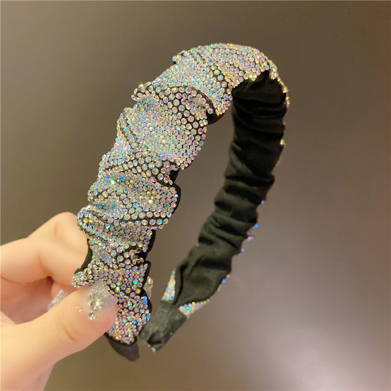 Retro French Full Rhinestone Crystal Headband Ainnua