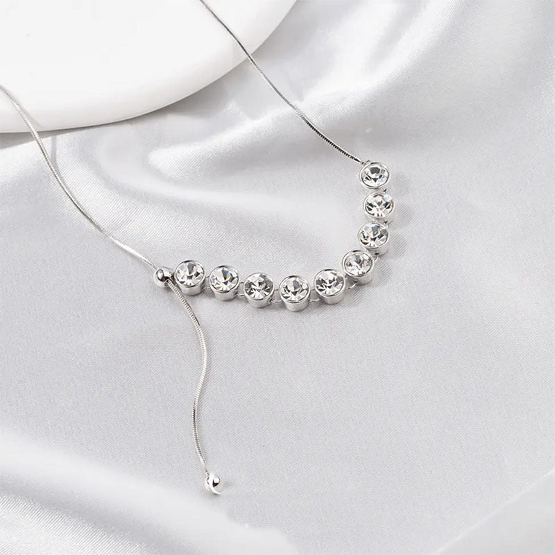 Crystal Clavicle Chain Necklaces Ainuua