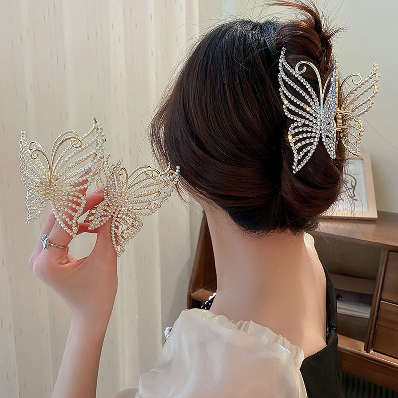 Pearl Butterfly Hairpin Ainuua