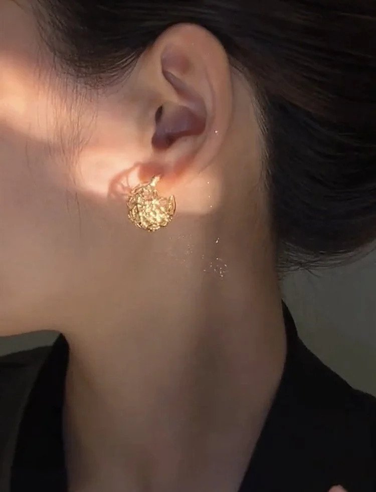 Copper Plated Gold Earrings ainuua