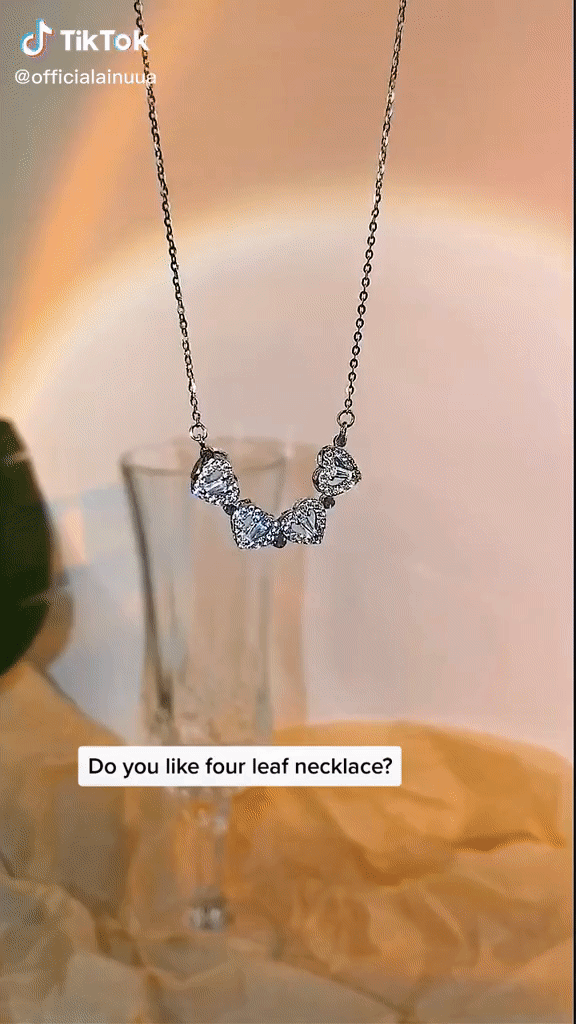 Magnetic love leaf necklaces ainuua