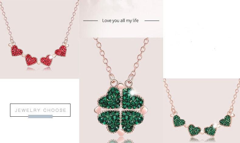 Classic Clover Two Sided Necklace Ainnua
