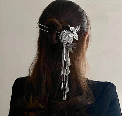Chinese Ancient Butterfly Wind Chime Hair Pin Ainnua